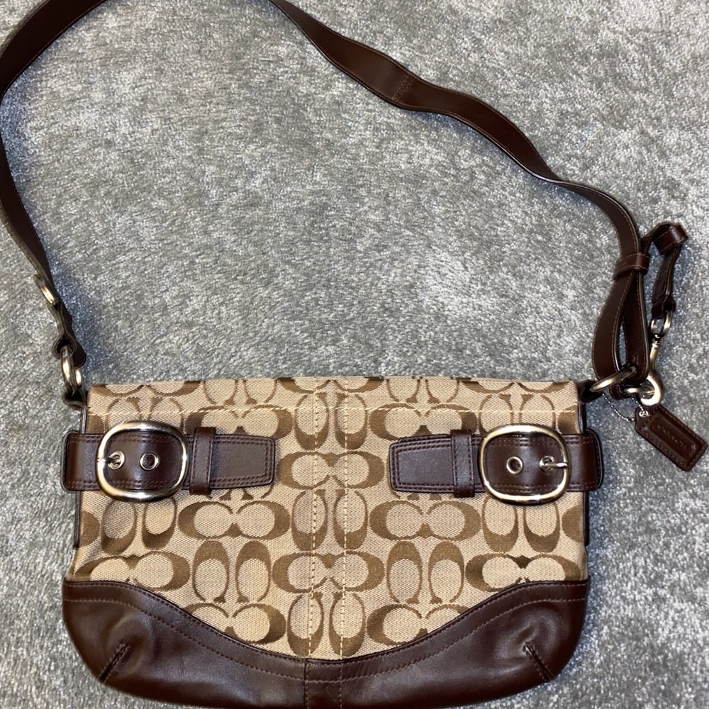 Authentic Tan Coach Purse